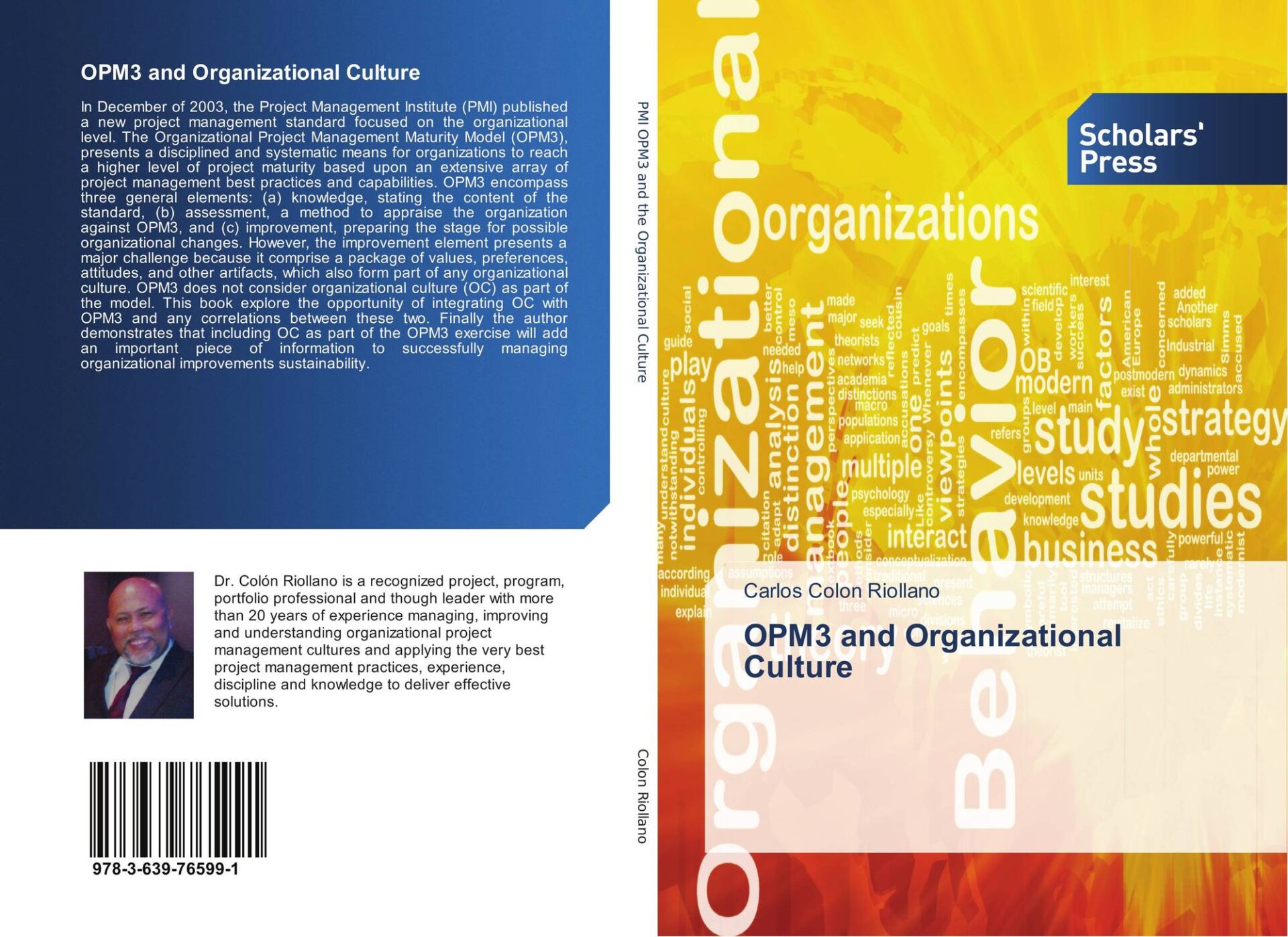 XMPro Project Manager, Dr. Riollano, Publishes Book on OPM3 & Organizational Culture