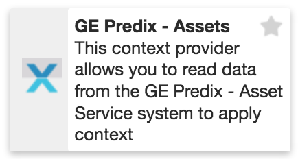 XMPro GE Predix Asset Context Provider