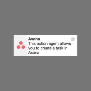 Asana Action Agent XMPro