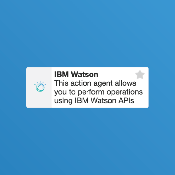 Product Update: IBM Watson