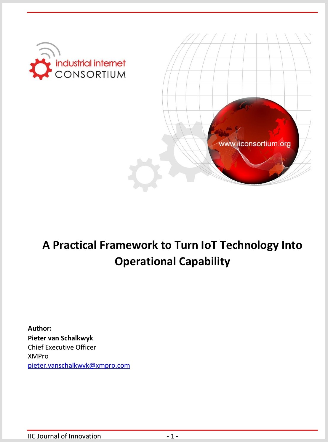 A Practical Framework to Turn IoT Technology Into Operational Capability