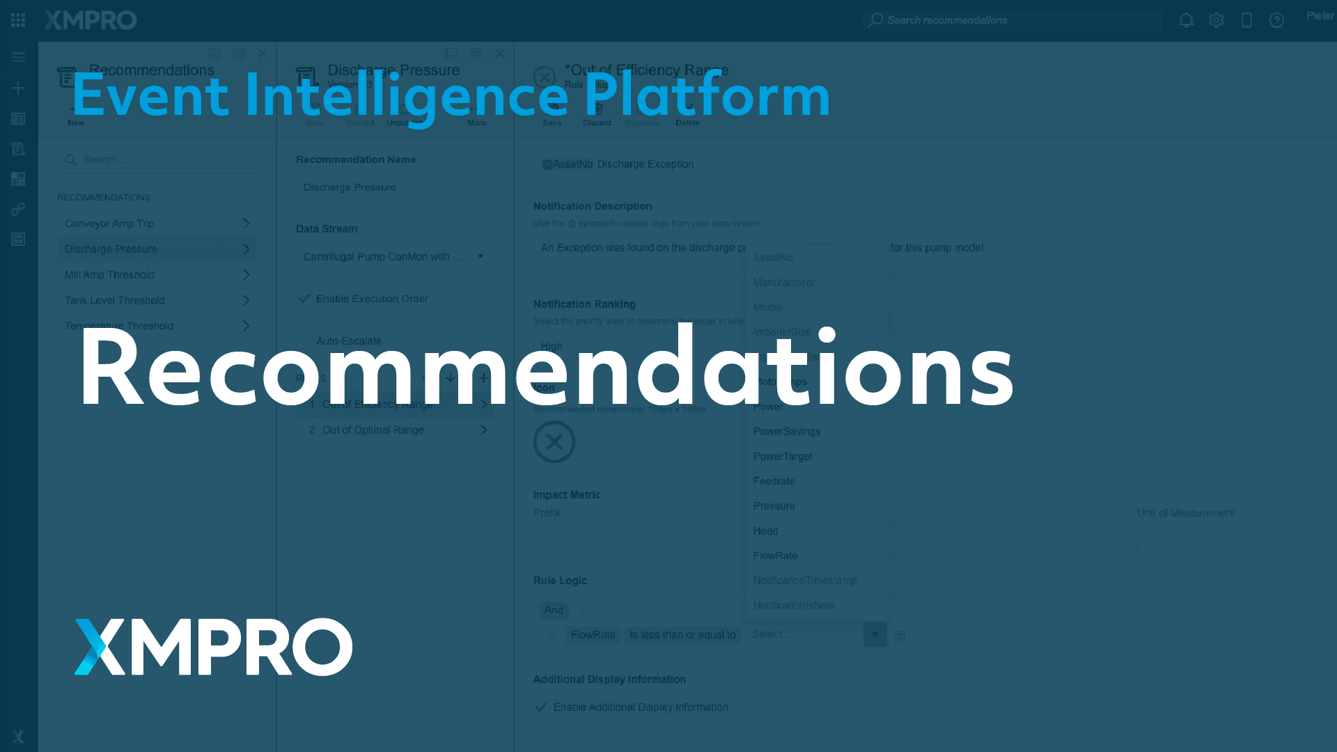 XMPRO Recommendations Overview