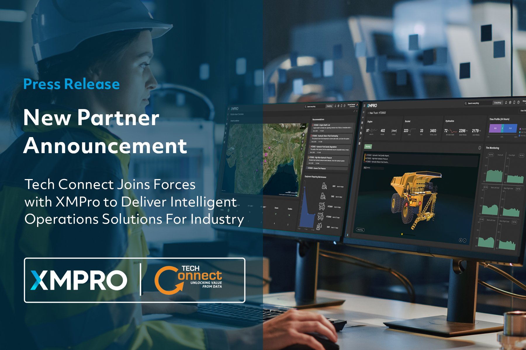 Tech Connect Joins Forces  with XMPro to Deliver Intelligent  Operations Solutions For Industry
