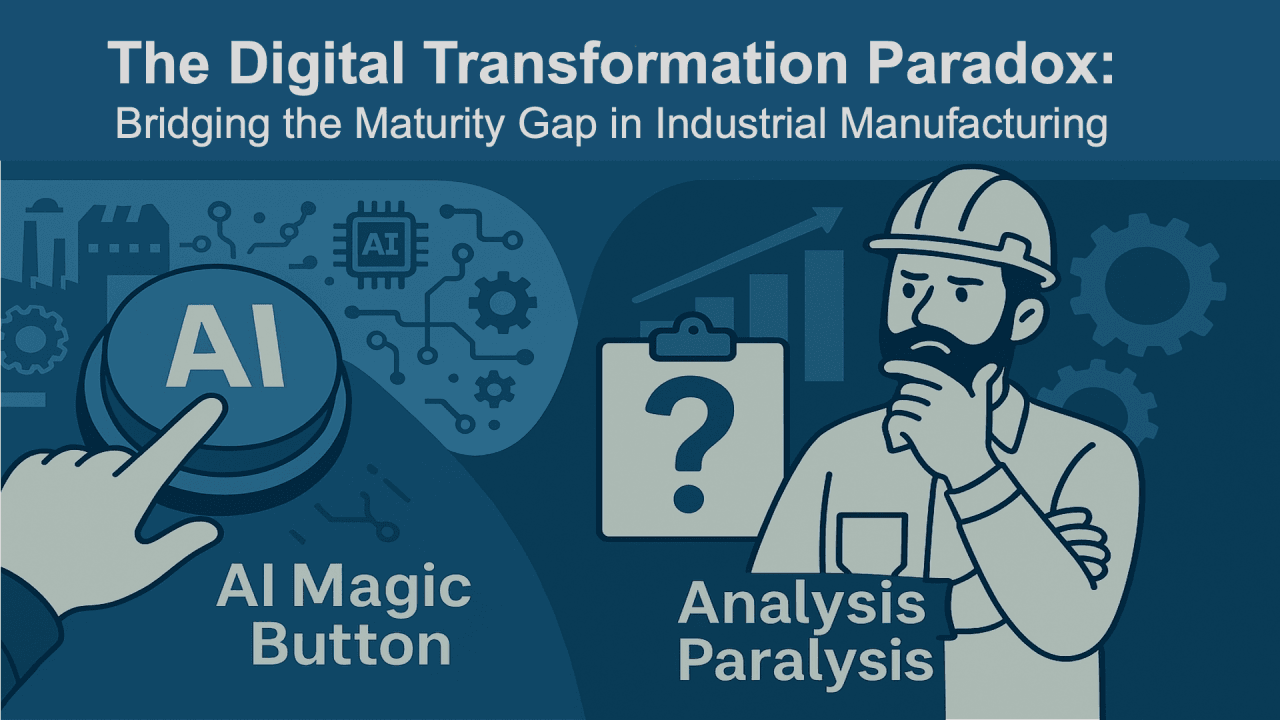The Digital Transformation Paradox: Bridging the Maturity Gap in Industrial Manufacturing
