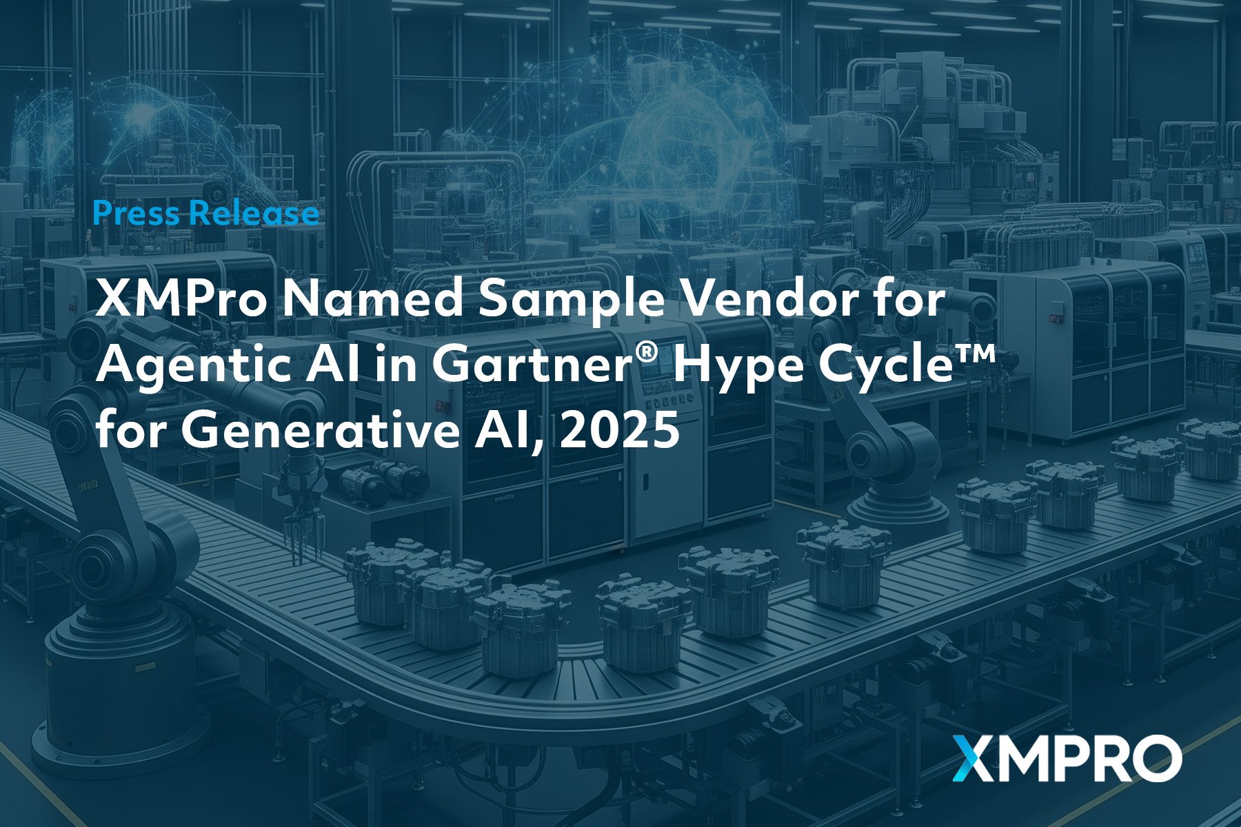 XMPro Named Sample Vendor for  Agentic AI in Gartner® Hype Cycle™  for Generative AI, 2025