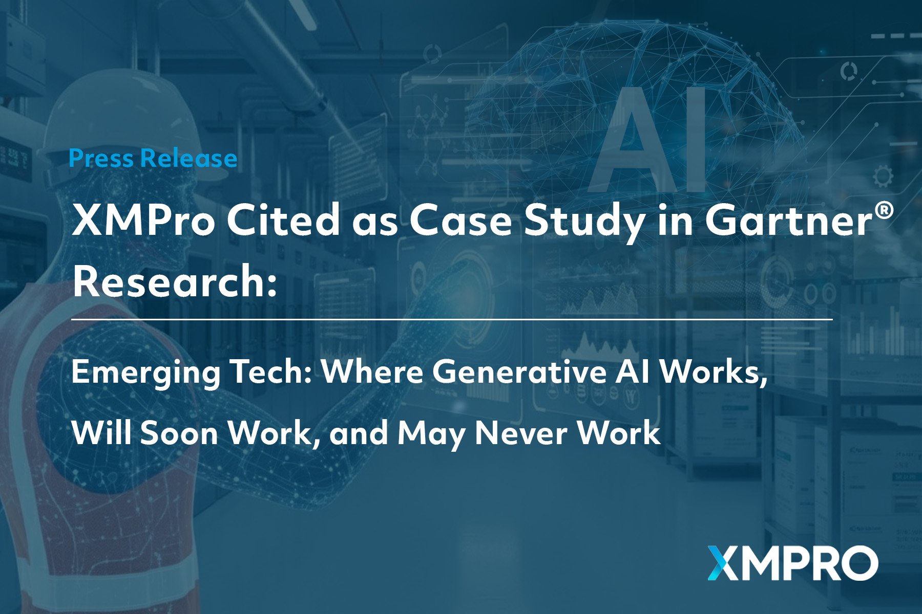 XMPro cited in Gartner research on Generative AI