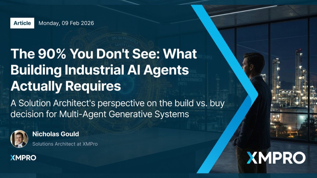 The 90% You Don't See: What Building Industrial AI Agents Actually Requires - A Solution Architect's perspective on the build vs. buy decision for Multi-Agent Generative Systems