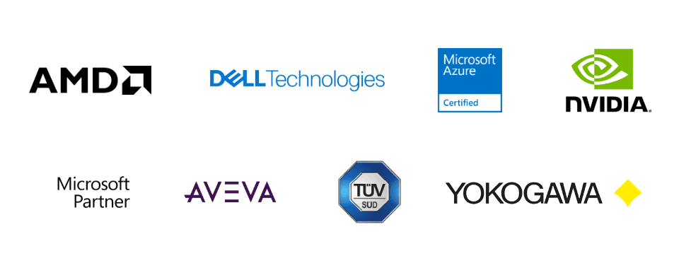 Technology Partners — Dell, Microsoft, NVIDIA, AMD, AVEVA, OSIsoft, Yokogawa