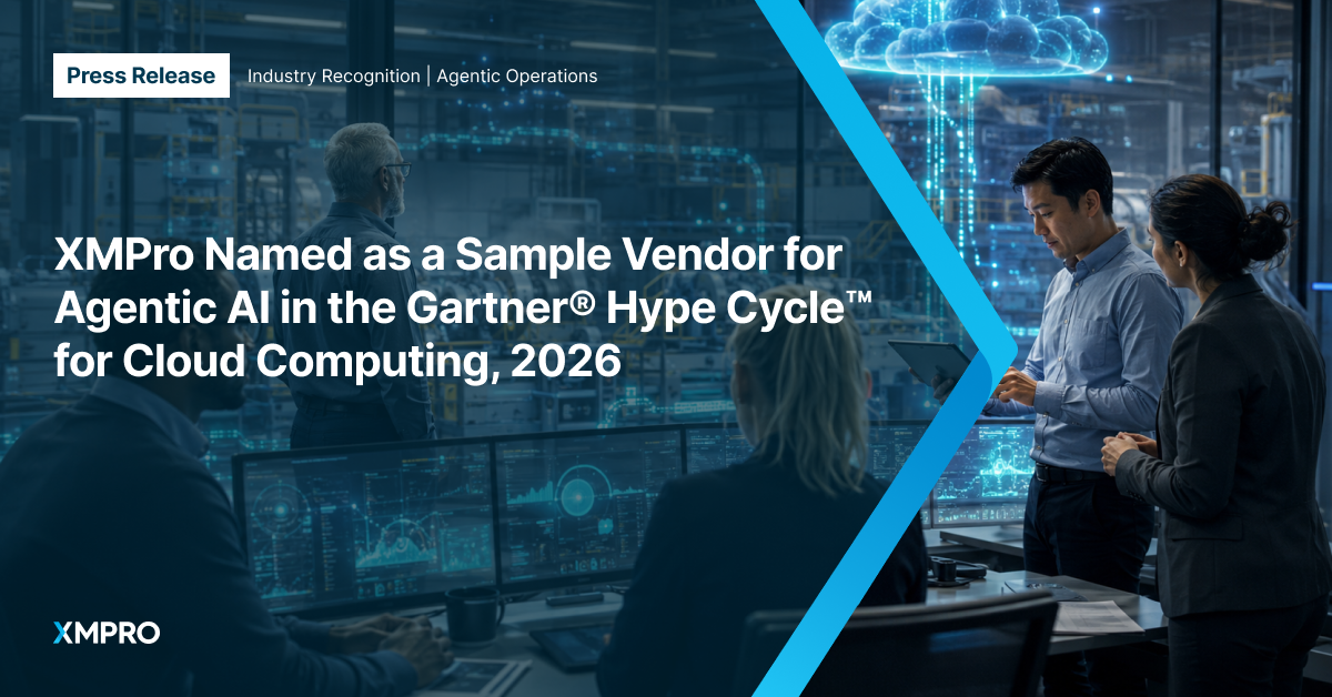 XMPro recognition in Hype Cycle for Cloud Computing, 2026