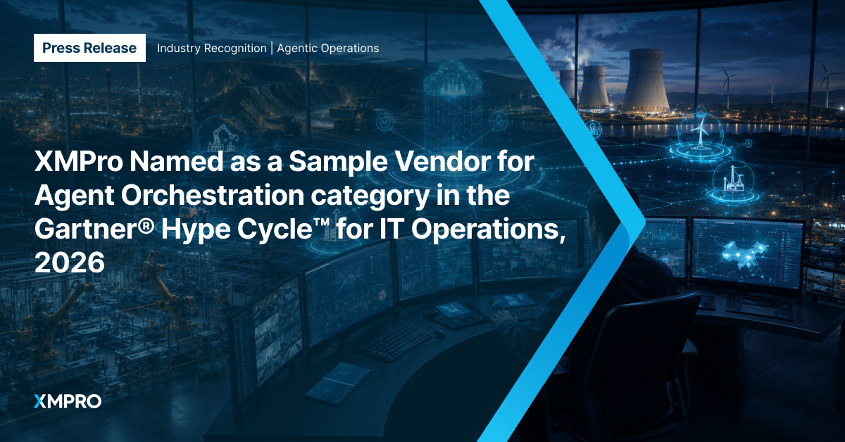 XMPro recognition in Hype Cycle for IT Operations, 2026
