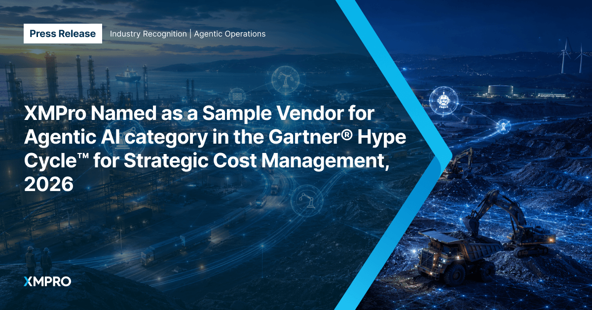 XMPro recognition in Hype Cycle for Strategic Cost Management, 2026
