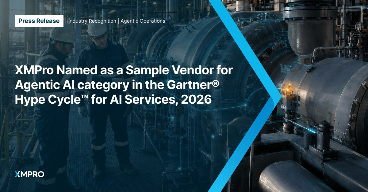 XMPro Named as a Sample Vendor for Agentic AI category in the Gartner® Hype Cycle™ for AI Services, 2026
