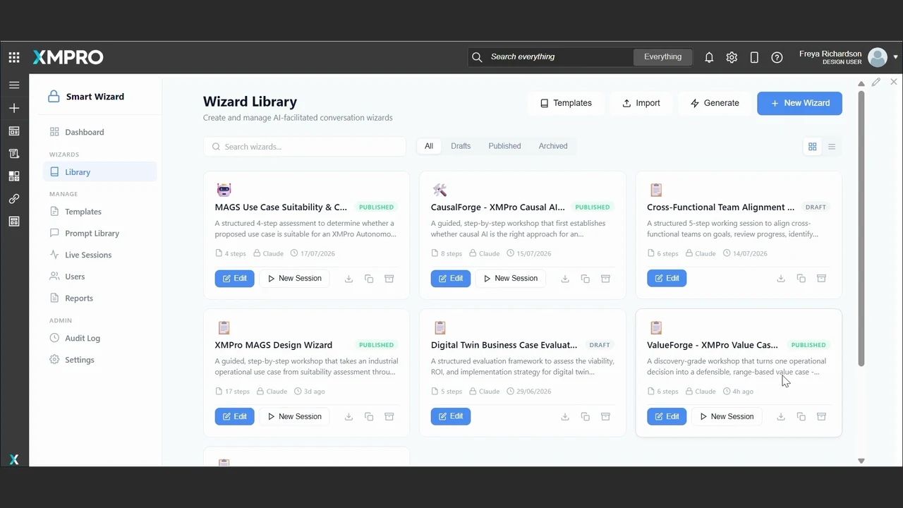 XMForge: Wizard library and ValueForge entry point.