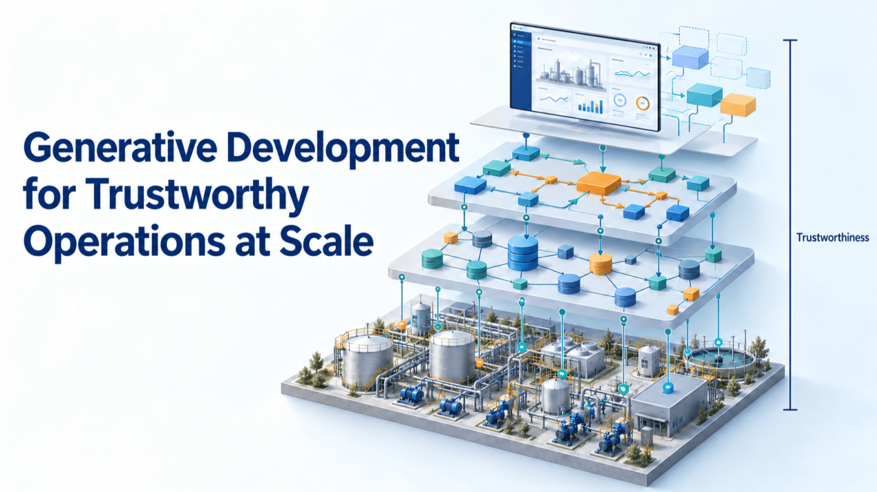 Generative Development for Trustworthy Operations at Scale
